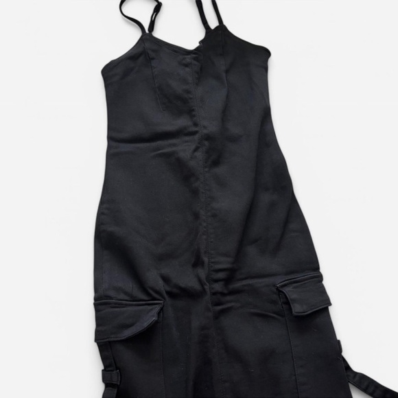 Black Denim Dress - Picture 1 of 3